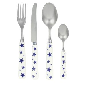 Blue Star Set Of 16 Cutlery | Emma Bridgewater