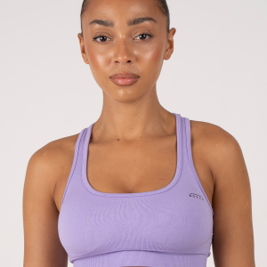 Seamless Performance Sports Bra | Lilac