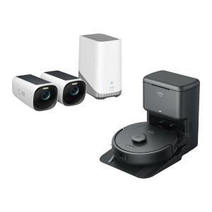 eufyCam S330 (eufyCam 3)+eufy Clean L60 with Self-Empty Station White