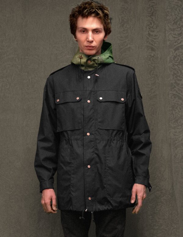 IMMORTAL Desert Parka Black / Camo Combo | Size: M