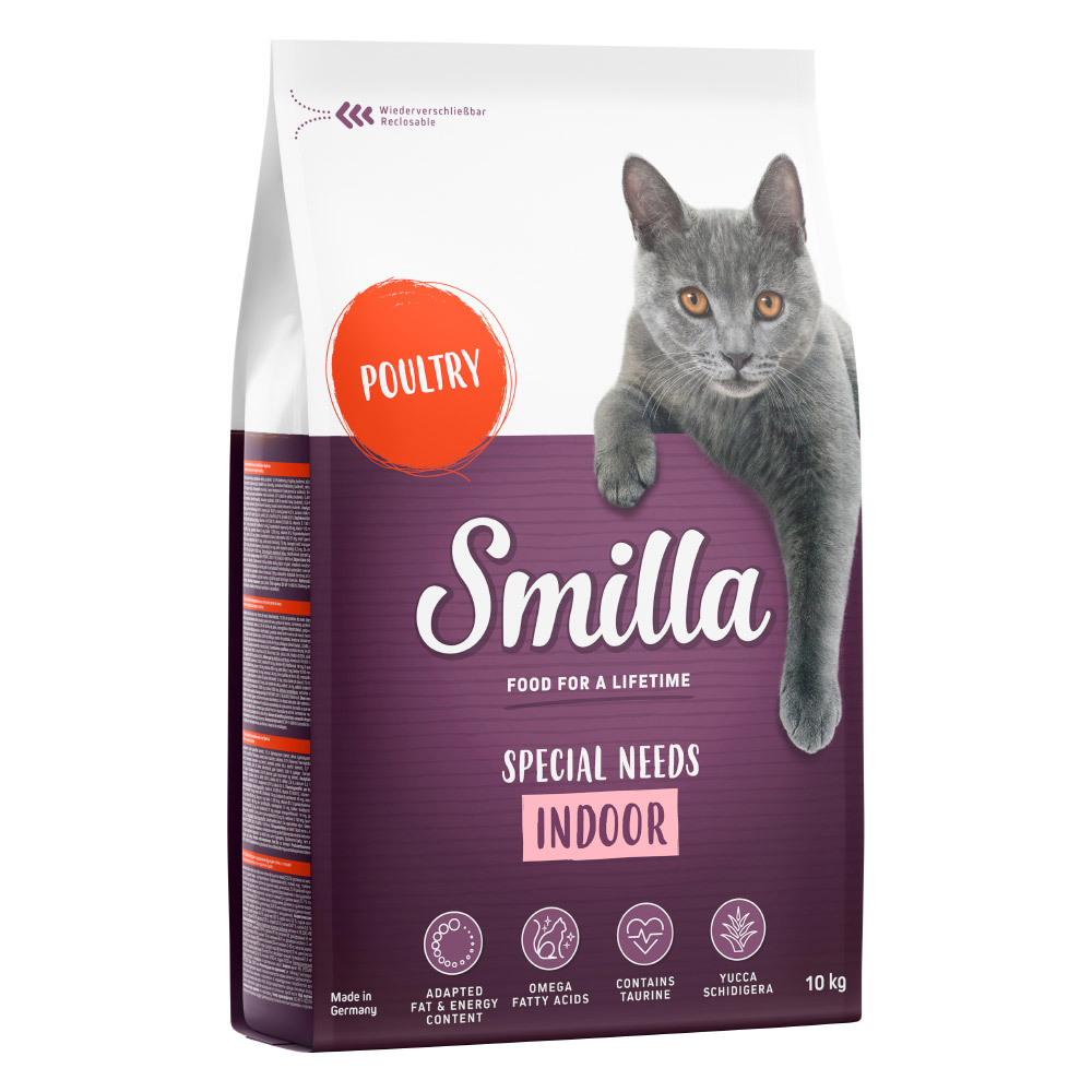 Smilla Dry Cat Food Economy Packs 2 x 10kg - Adult Indoor