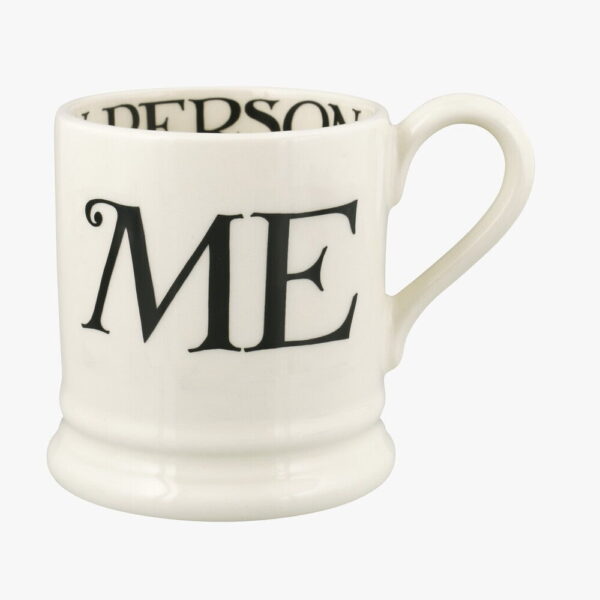 Emma Bridgewater  Seconds Black Toast Me 1/2 Pint Mug - Unique Handmade & Handpainted English Earthenware Tea/Coffee Mug - Image 2