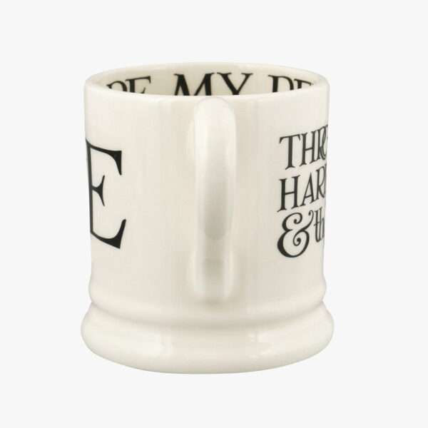 Emma Bridgewater  Seconds Black Toast Me 1/2 Pint Mug - Unique Handmade & Handpainted English Earthenware Tea/Coffee Mug - Image 4