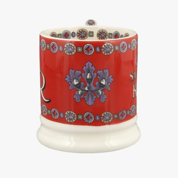 Emma Bridgewater |  Seconds God Save The King 1/2 Pint Mug - Unique Handmade & Handpainted English Earthenware Tea/Coffee Mug - Image 5