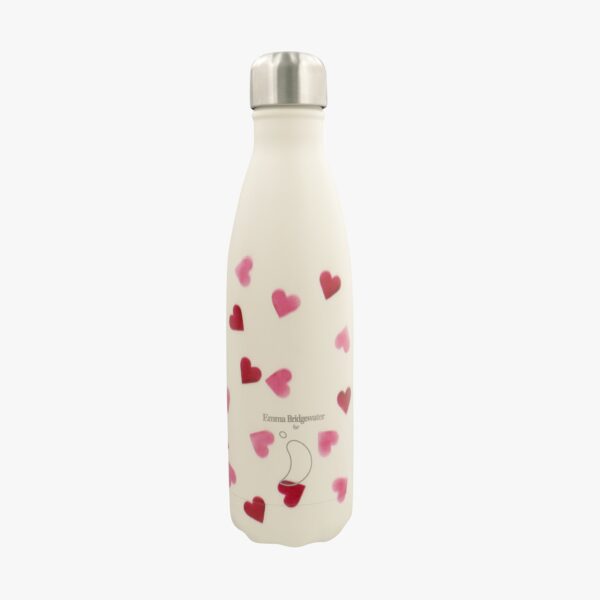 Emma Bridgewater  Pink Hearts Chilly's Bottle 500ml - Image 3