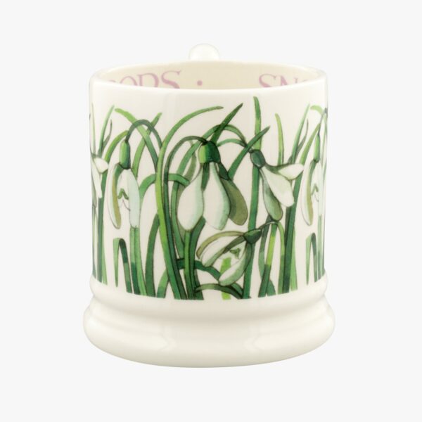 Emma Bridgewater  Seconds Snowdrop 1/2 Pint Mug - Unique Handmade & Handpainted English Earthenware Tea/Coffee Mug - Image 5