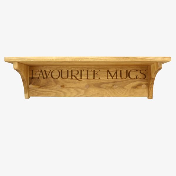 Black Toast Wooden Kitchen Shelf  | Emma Bridgewater - Image 2
