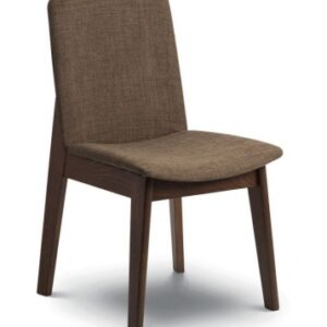 Set of 2 Kensington Walnut Fabric Dining Chair