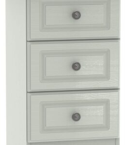Pembroke Cashmere 3 Drawer Beside Cabinet