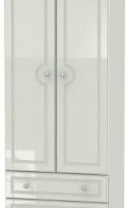 Balmoral Cashmere 2 Door 2 Drawer Double Wardrobe
