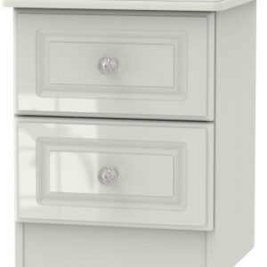 Balmoral Cashmere 2 Drawer Bedside Cabinet
