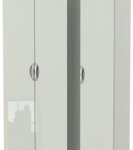 Camden Cashmere 3 Door Tall Triple Wardrobe