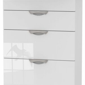 Camden White Gloss 4 Drawer Deep Chest