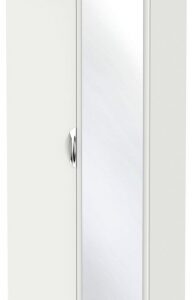 Camden Grey 2 Door Wardrobe - 1 Mirror