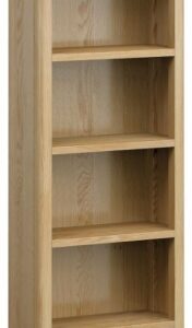 Bath Oak Narrow Bookcase