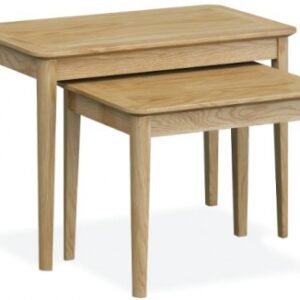 Bath Oak Nest of 2 Tables