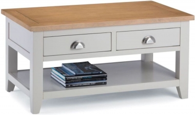 Richmond Grey 2 Drawer Coffee Table