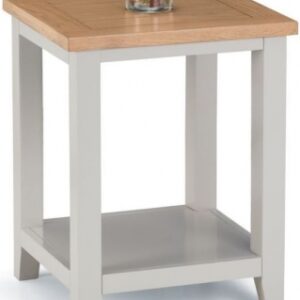 Richmond Grey Lamp Table with Shelf