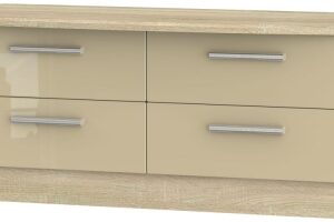 Knightsbridge Mushroom and Oak Effect Bed Box