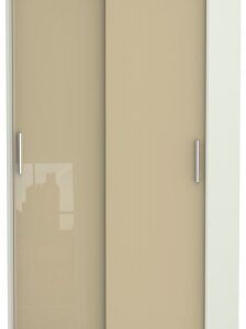 Knightsbridge Mushroom and Cashmere Matt 2 Door Sliding Wardrobe