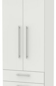 Sherwood Grey 2 Door 2 Drawer Double Wardrobe