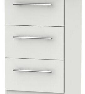 Sherwood Grey 3 Drawer Beside Cabinet