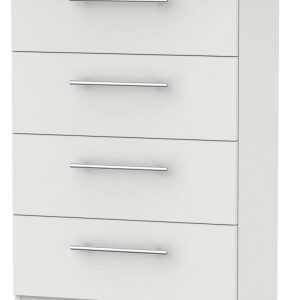 Sherwood Grey 4 Drawer Midi Chest