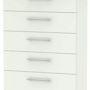 Sherwood Porcelain 5 Drawer Chest