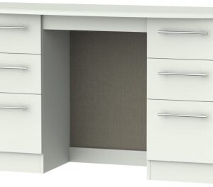 Sherwood Porcelain 6 Drawer Double Dressing Table