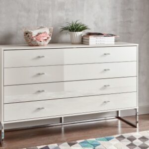 Wiemann Vigo 5 Drawer Chest in Champagne - 80cm