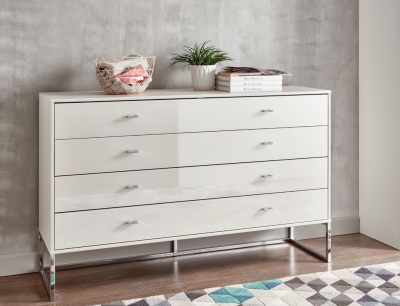 Wiemann Vigo 5 Drawer Large Chest in Champagne
