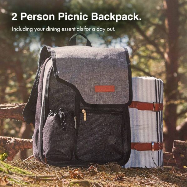 Ash Picnic Backpack - 2 Person - Image 2