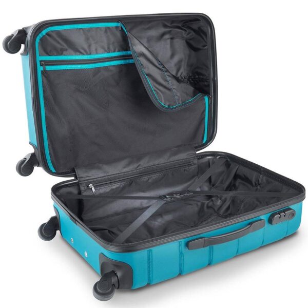 3 piece Teal Luggage Set - Image 4