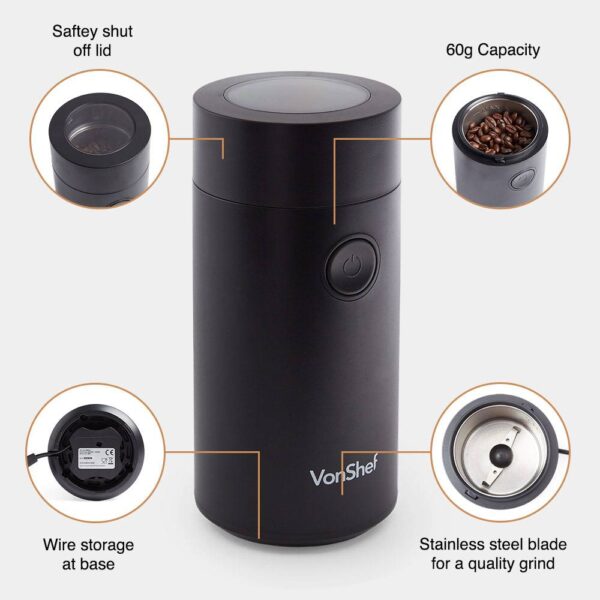 150W Coffee Bean Grinder - Image 3