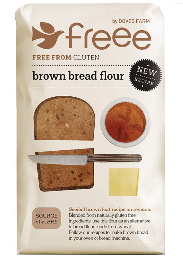 Doves Farm Gluten Free Brown Bread Flour - 1Kg