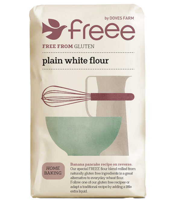 Doves Farm Gluten Free Plain White Flour - 1Kg