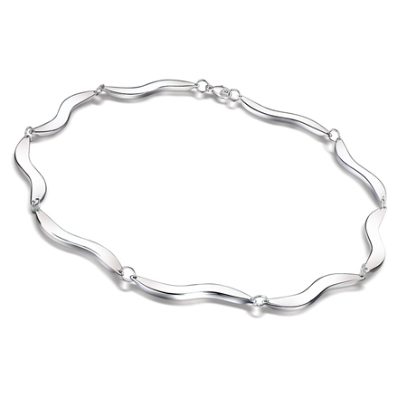 Newbridge Silverware Mona Lisa Link Necklace