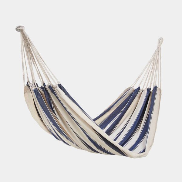 2 Person Striped Cotton Hammock