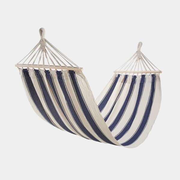 1 Person Striped Cotton Hammock