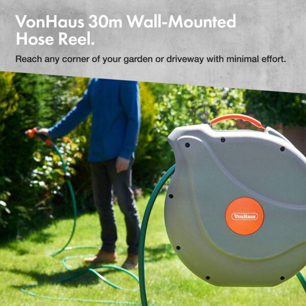 30m Garden Hose Reel - Image 3