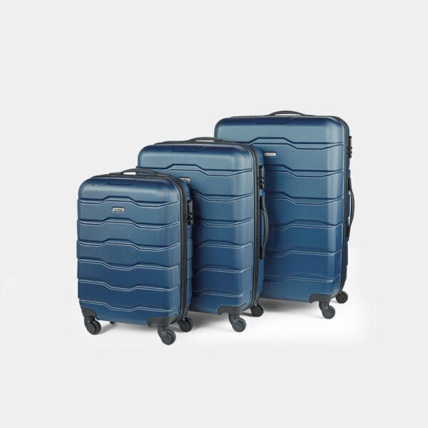 3pc Navy Luggage Set