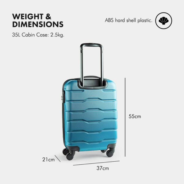 Teal Cabin Bag - Image 3