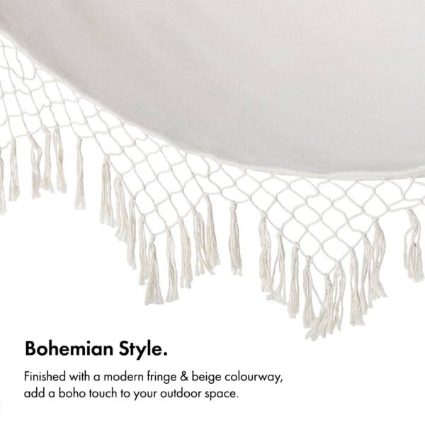 1 Person Boho Fringed Hammock - Image 2