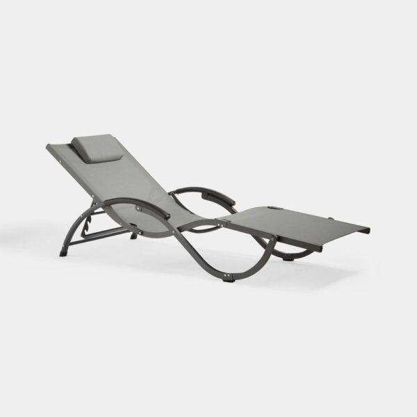 Folding Textoline Sunlounger