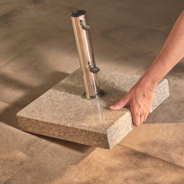 Square Granite Parasol Base - Image 4