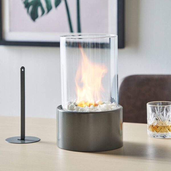 Round Bioethanol Tabletop Fireplace