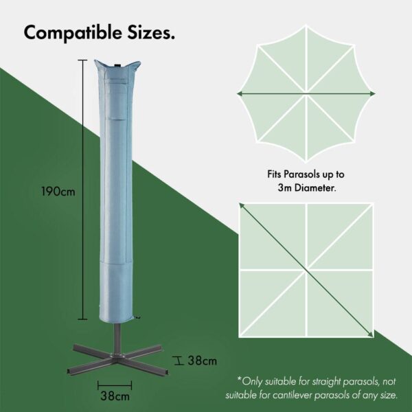 Parasol Cover 190cm (L) x 38cm (W) - Image 3