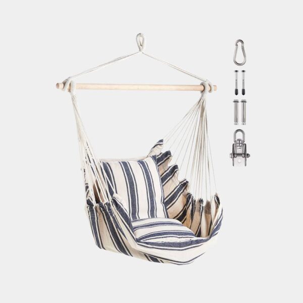 Seville Striped Hanging Swing Chair