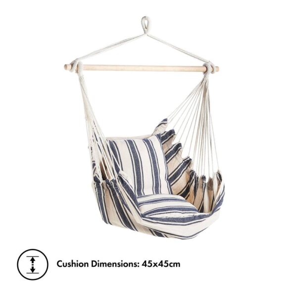 Seville Striped Hanging Swing Chair - Image 4