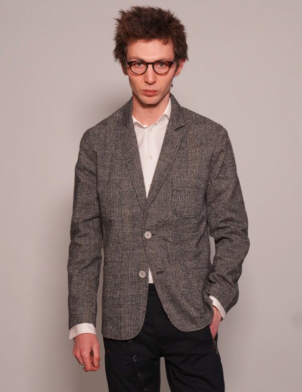 Kestin Hare Prince of Wales Wool Blazer | Size: XL